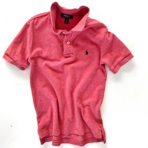 Boy's Red Cotton Mesh Polo Ralph Lauren  Sm (8)